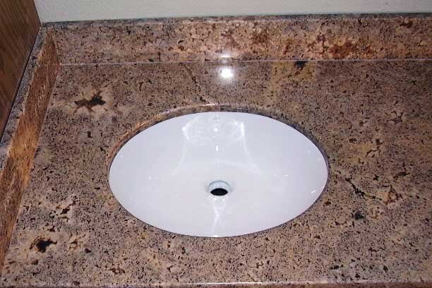Granite washbasin hole cutting